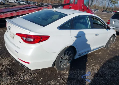 2017 Hyundai Sonata Sport z USA, uszkodzony, nr VIN 5NPE34AF4HH488679